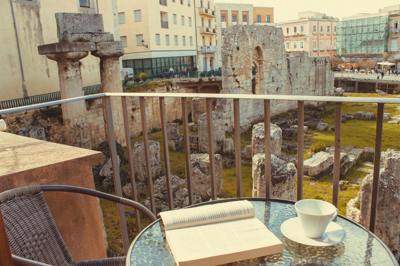 Ferienwohnung Apollonion Hh Above Apollo'S Temple Ortygia Syrakus Exterior foto