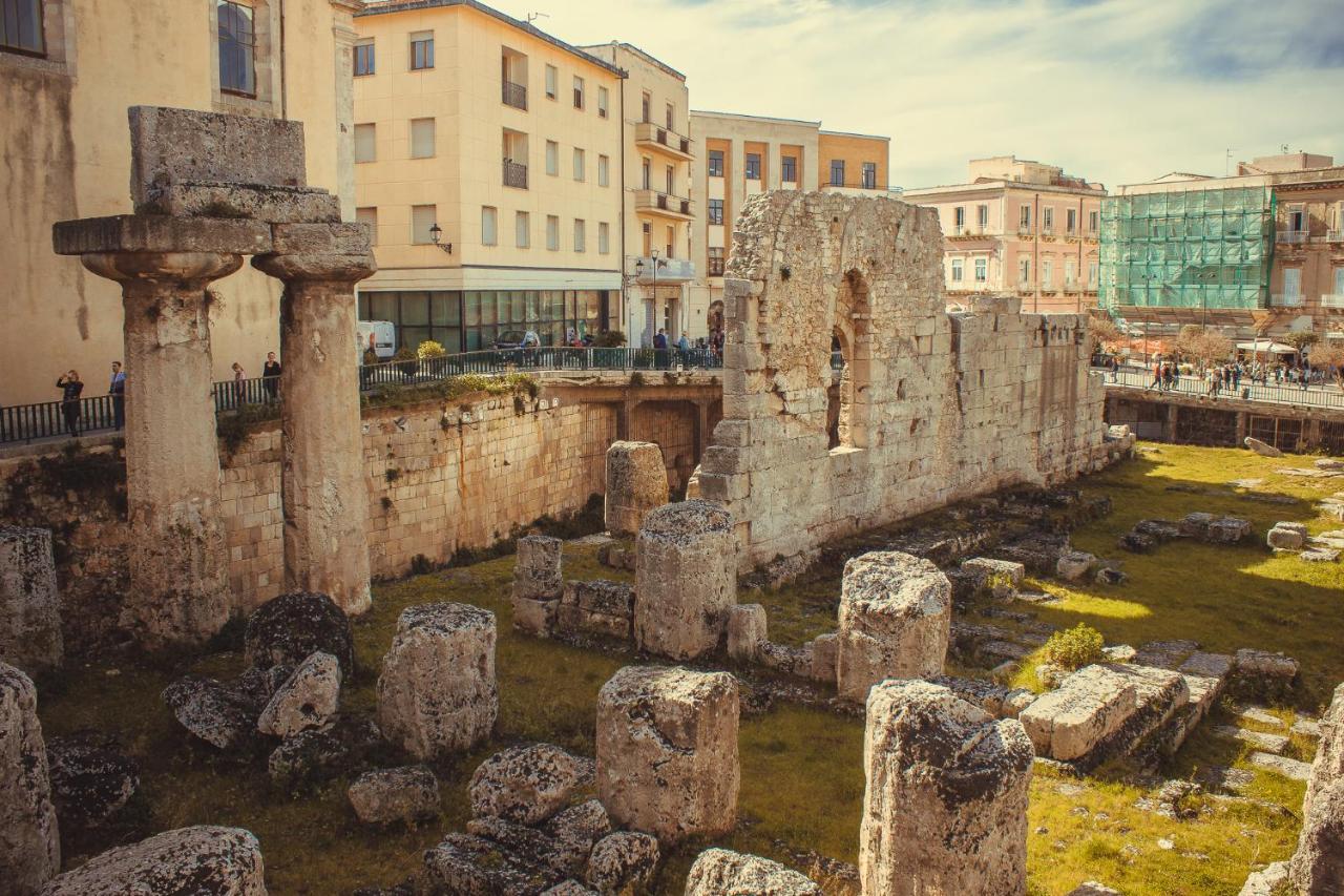 Ferienwohnung Apollonion Hh Above Apollo'S Temple Ortygia Syrakus Exterior foto