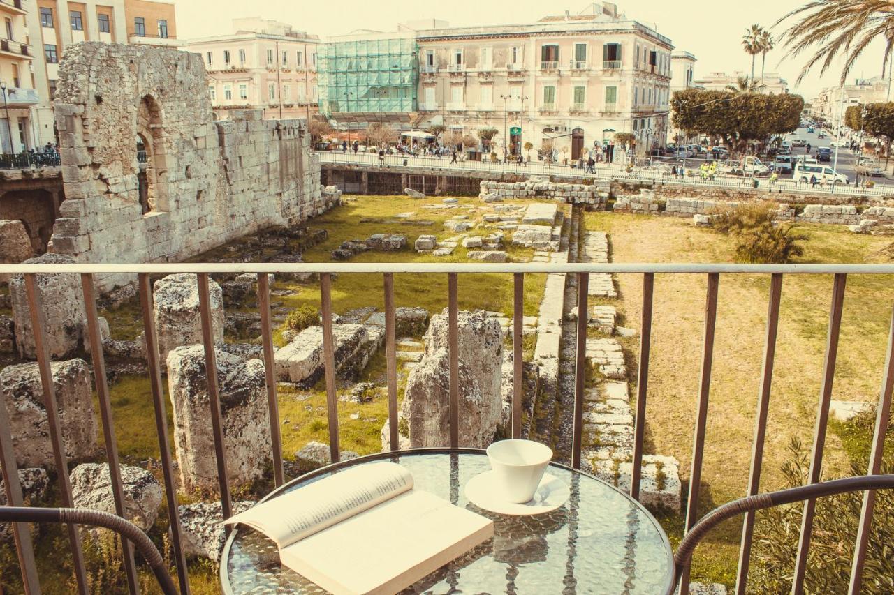 Ferienwohnung Apollonion Hh Above Apollo'S Temple Ortygia Syrakus Exterior foto