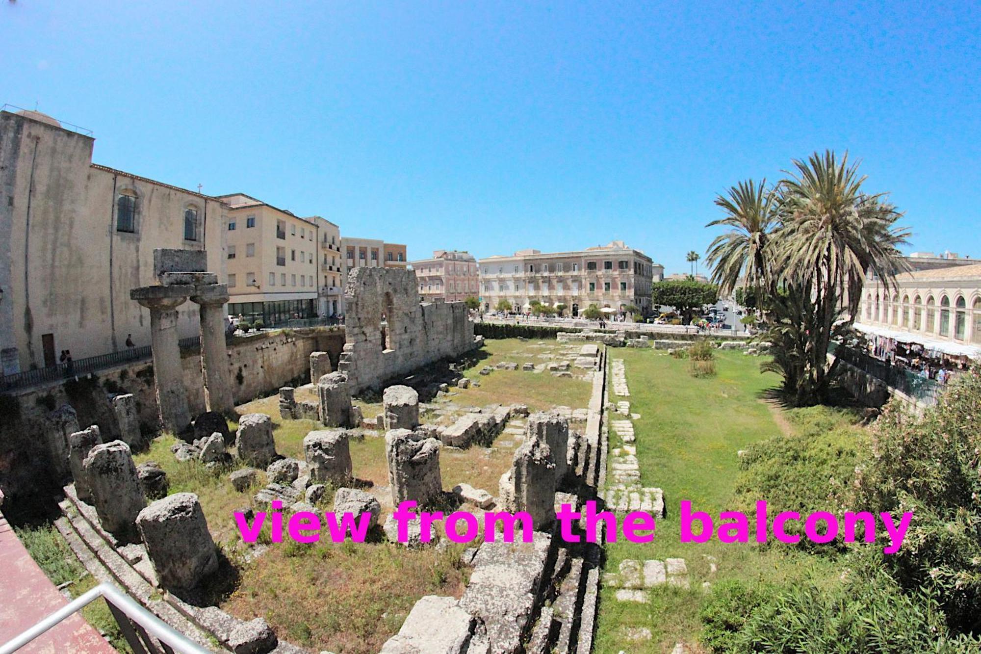Ferienwohnung Apollonion Hh Above Apollo'S Temple Ortygia Syrakus Exterior foto