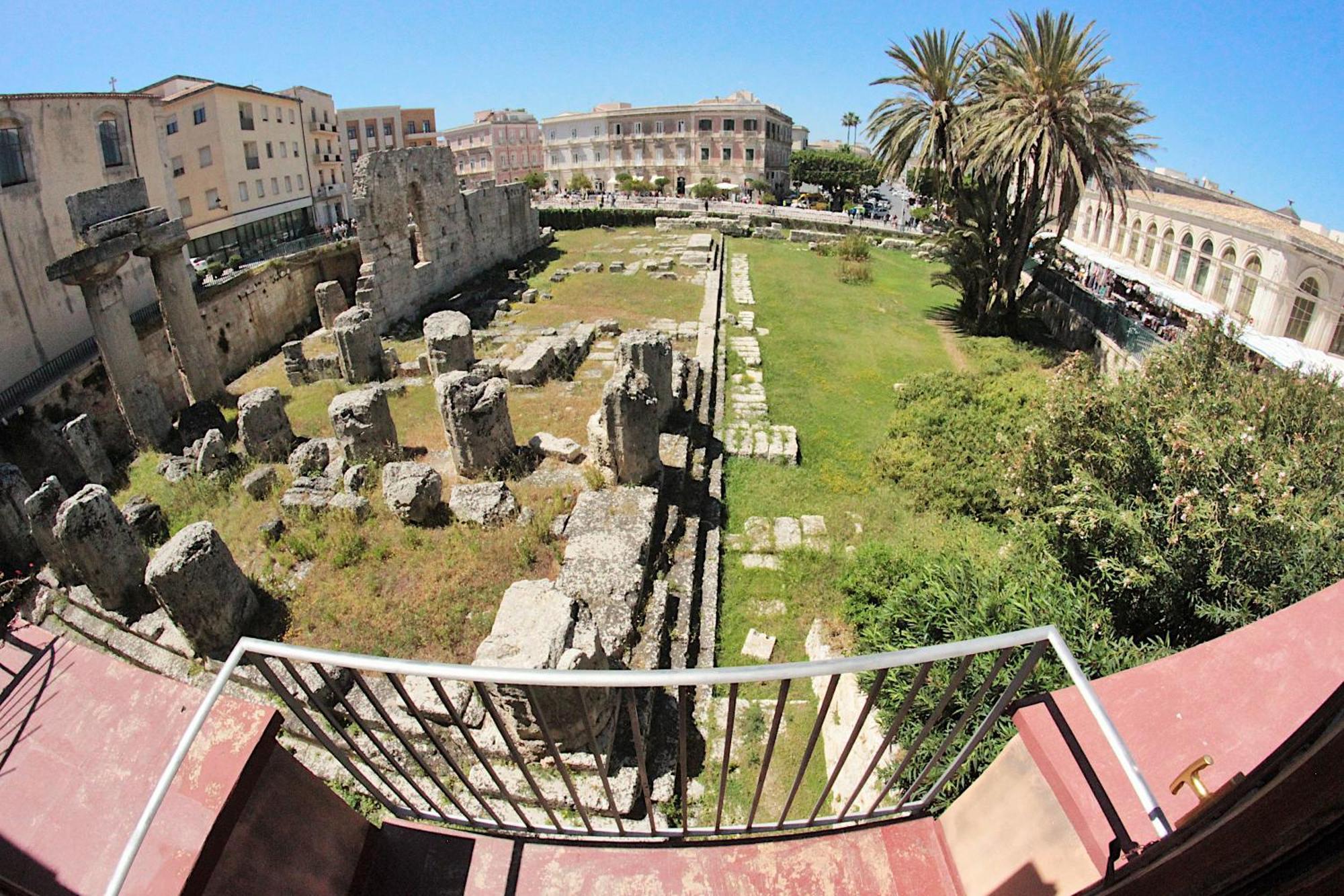Ferienwohnung Apollonion Hh Above Apollo'S Temple Ortygia Syrakus Exterior foto