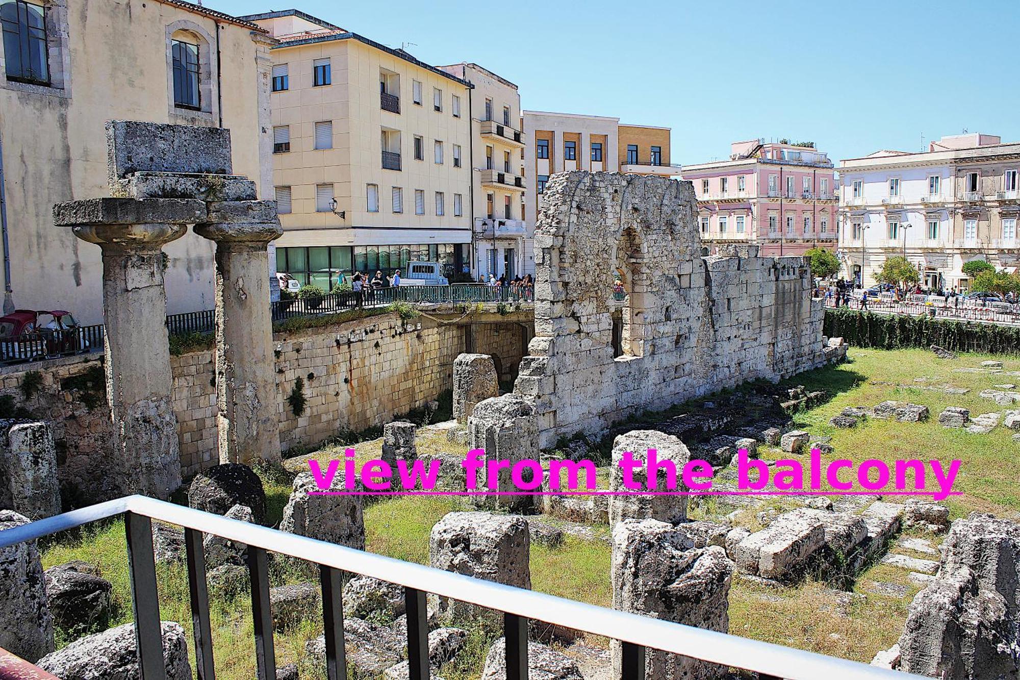 Ferienwohnung Apollonion Hh Above Apollo'S Temple Ortygia Syrakus Exterior foto