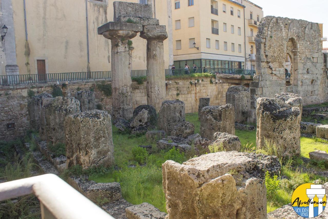Ferienwohnung Apollonion Hh Above Apollo'S Temple Ortygia Syrakus Exterior foto